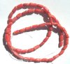 16 inch strand of 7x3mm Sea Bamboo Coral Tubes